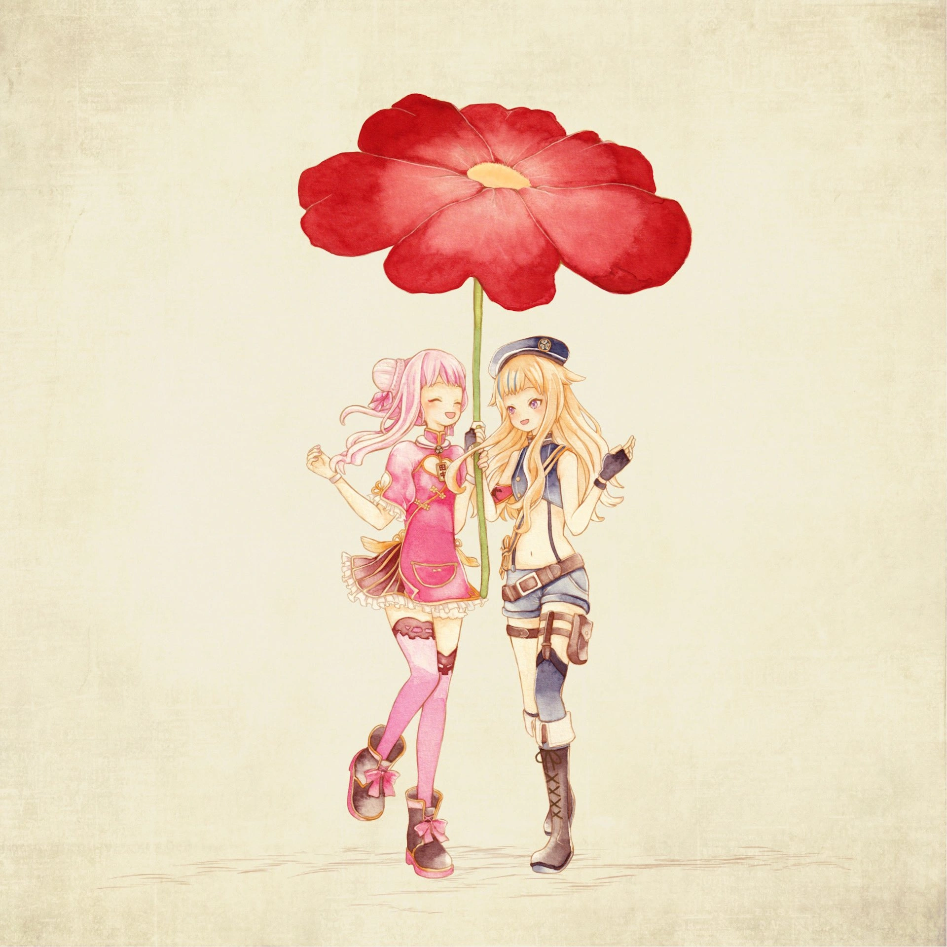"Divine Flowers" Album Illustration by [https://twitter.com/natsu6si/status/1233462683761958912 natsu6si]