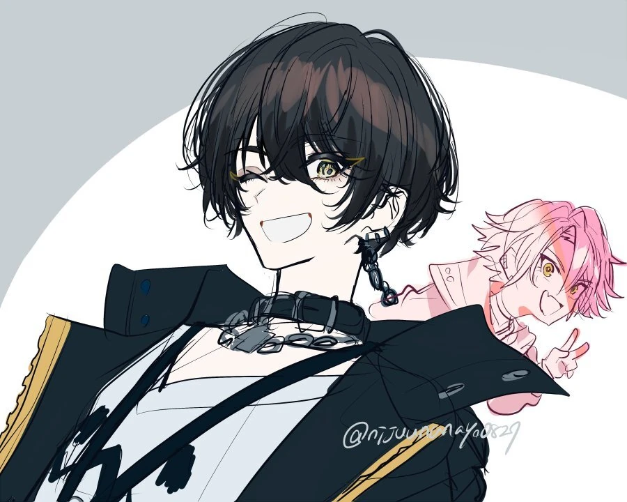 Inu and [[Watarai Hibari|Hibari]] by [https://twitter.com/nijuunanayo0827/status/1637118974226989057 Ninahachi]