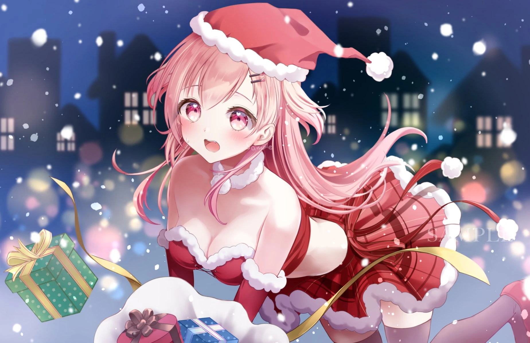 Santa Tell Me Illustration<br>by Irono