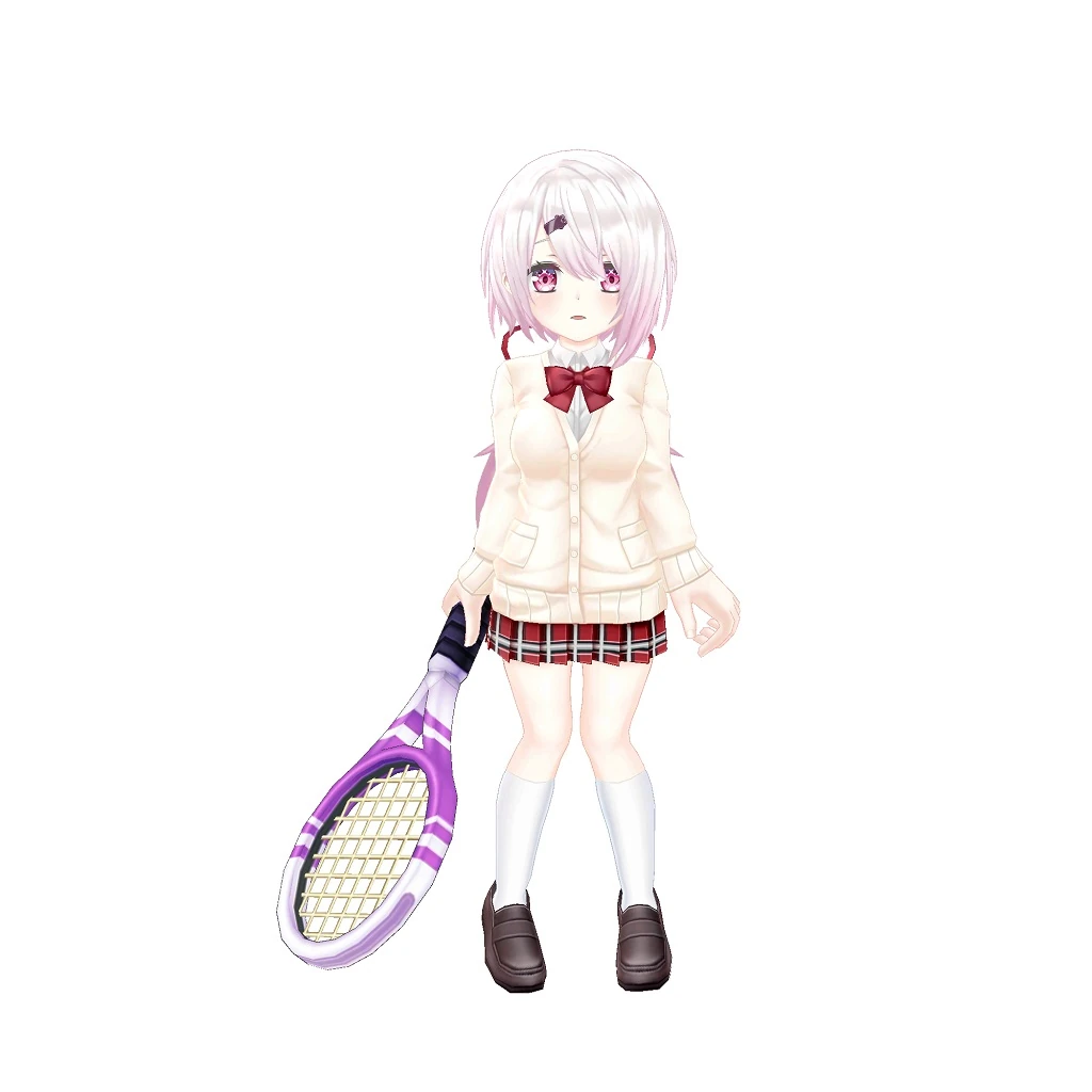 White Cat Tennis Render