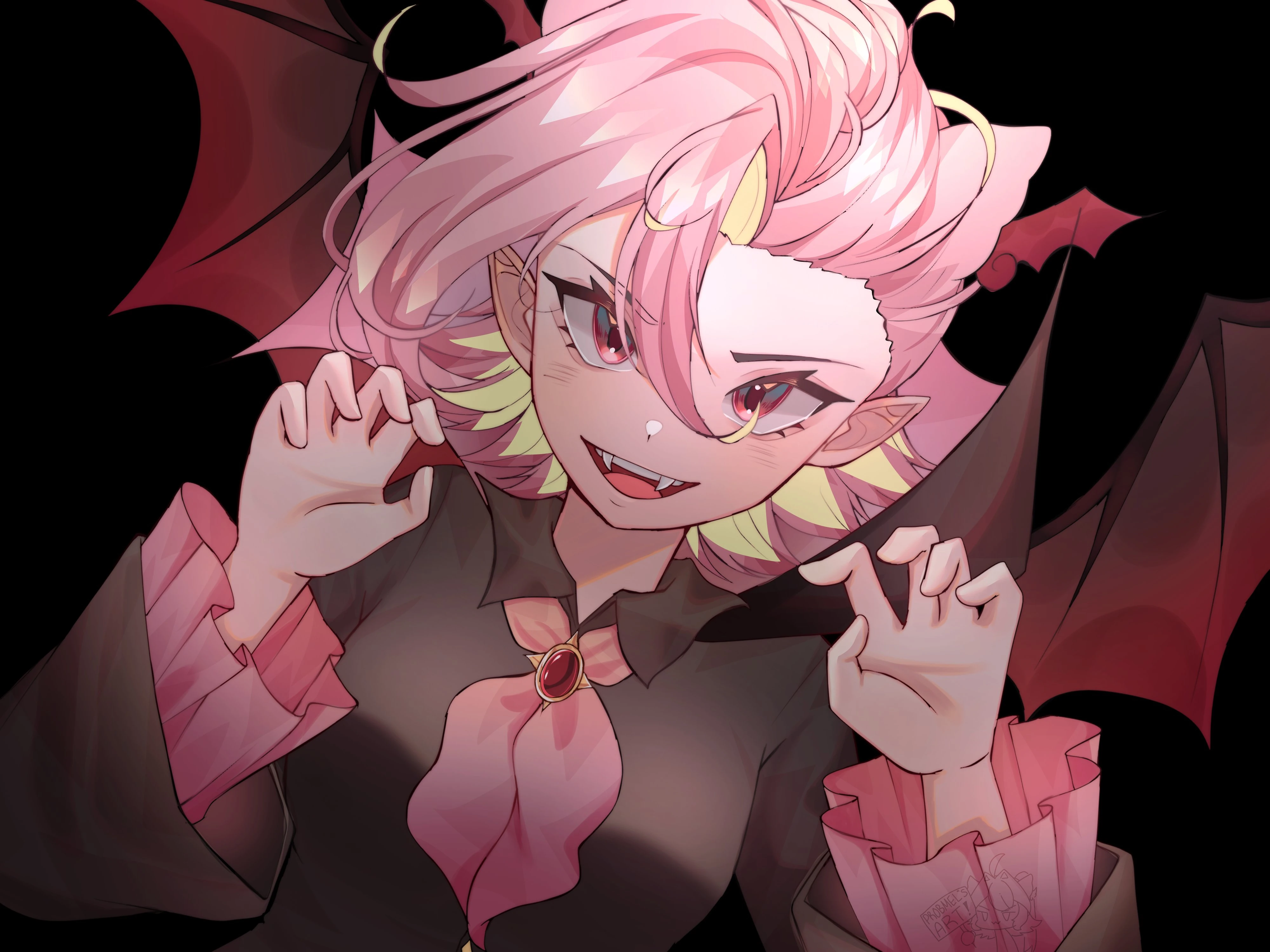 Mel as a demon