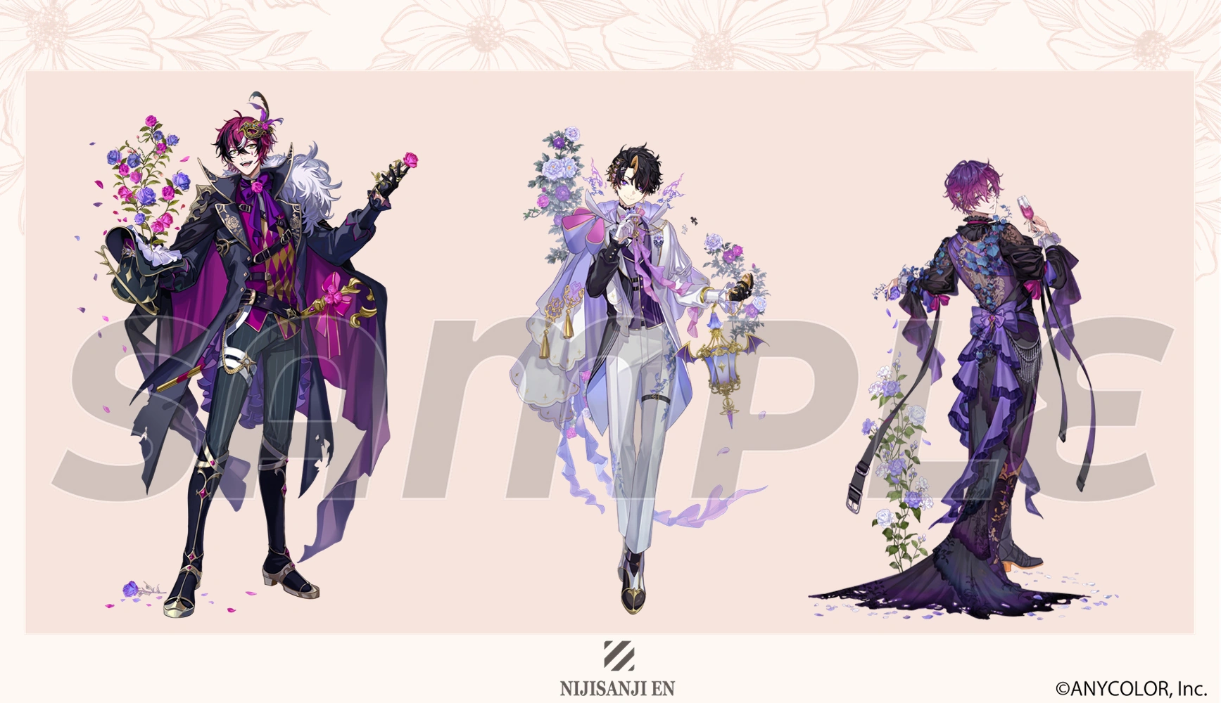 SPcollect x NIJISANJI EN Perfume Project Illustration by KANOSE