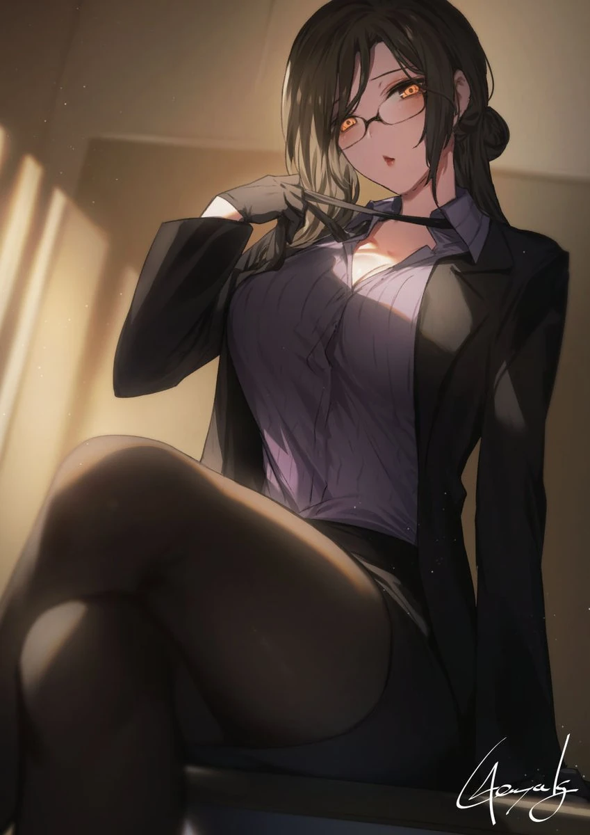 Suit Illustration by Genyaki