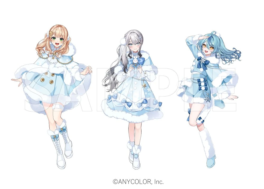 White Snow Christmas Illustration by Kawaguchi