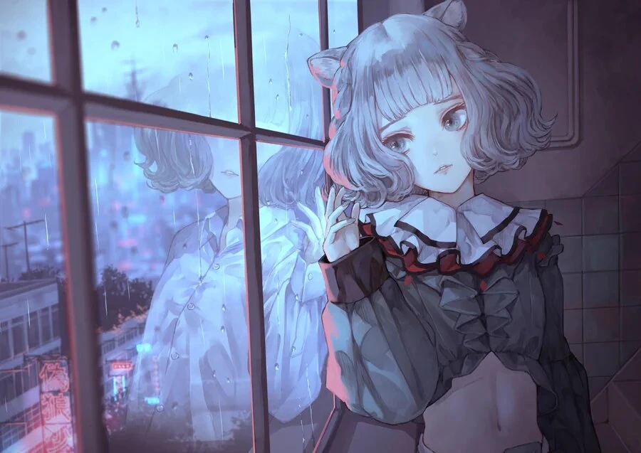 Fake wolf boy Illustration<br>by Kaoming