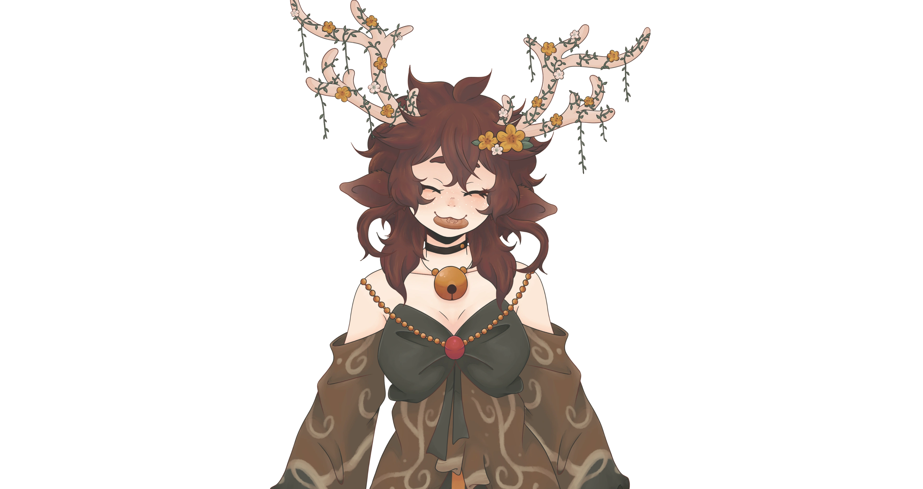 Reine with Senbei