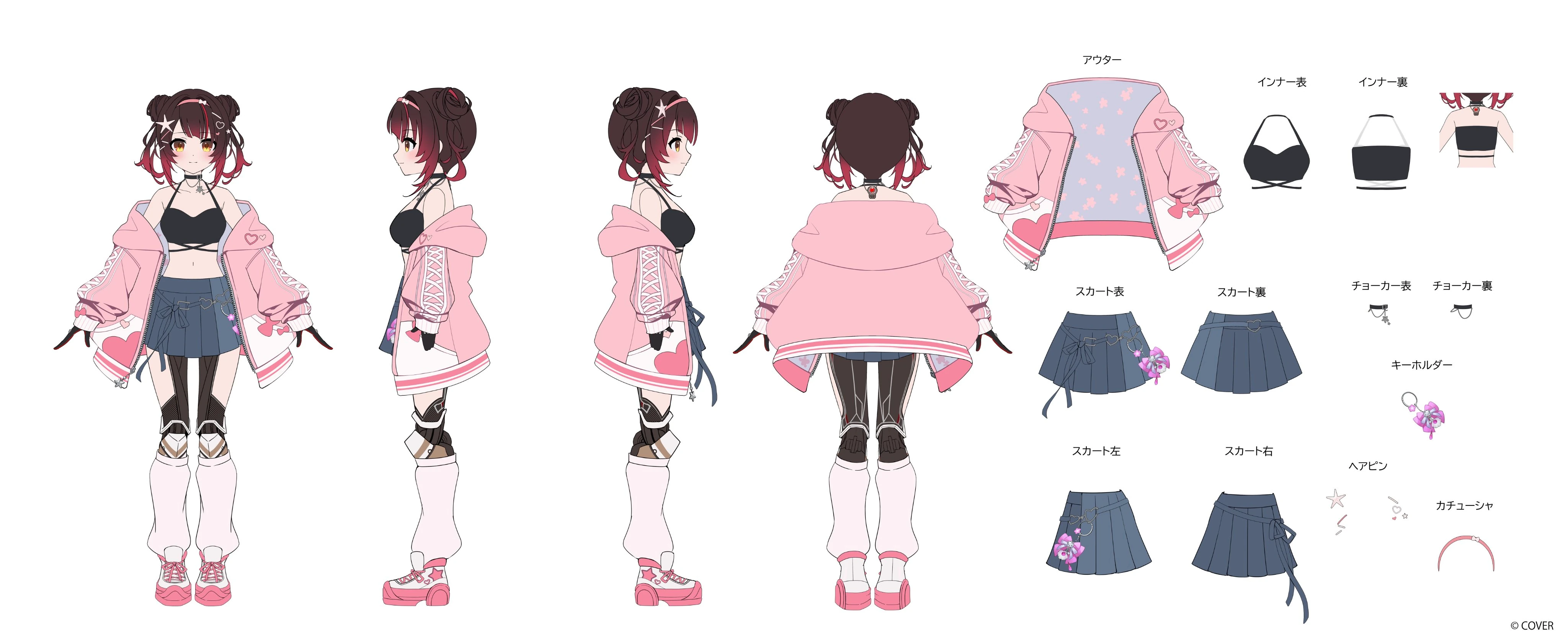 holonatsu Paradise Costume Reference Sheet