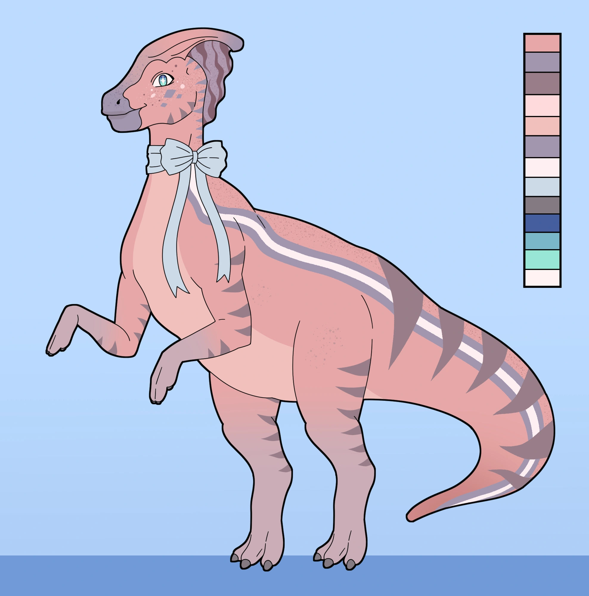 Dinosaur reference sheet by TostonesXComics