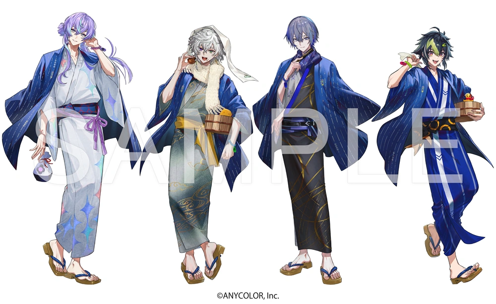 NIJISANJI x Gokurakuyu RAKU SPA Dytica Illustration <br>by DEKO