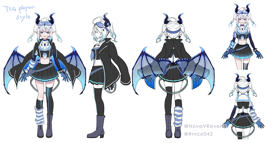 3rd outfit Reference sheet