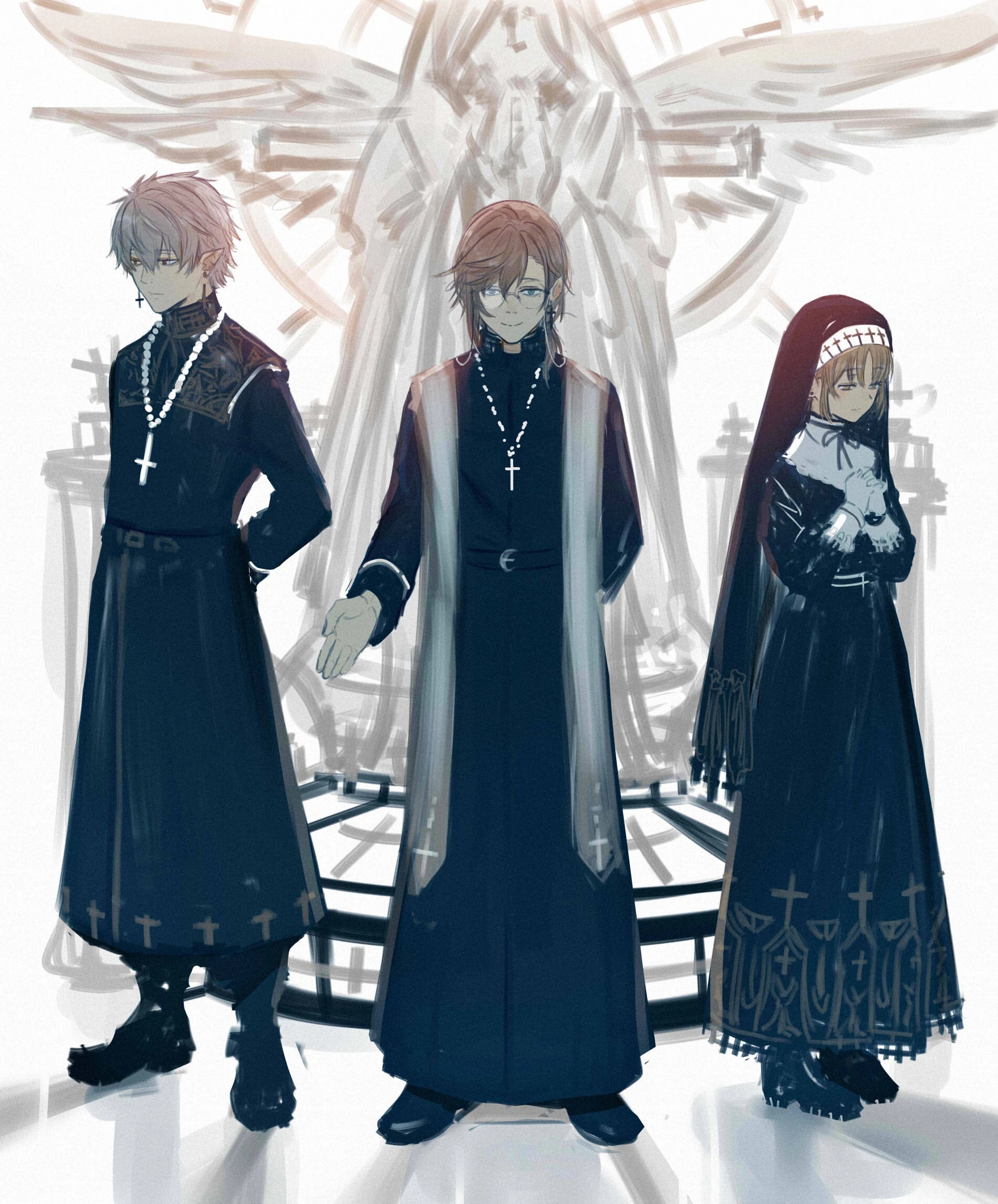 Sister Claire and ChroNoiR by Issiki