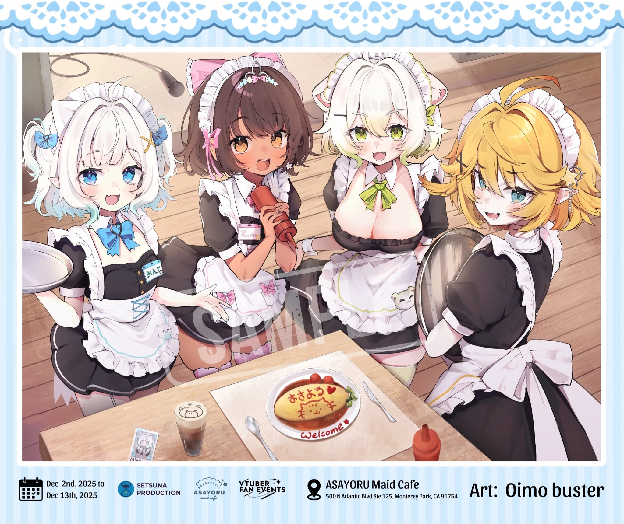 VMaidInvasion Main Visual by oimo buster