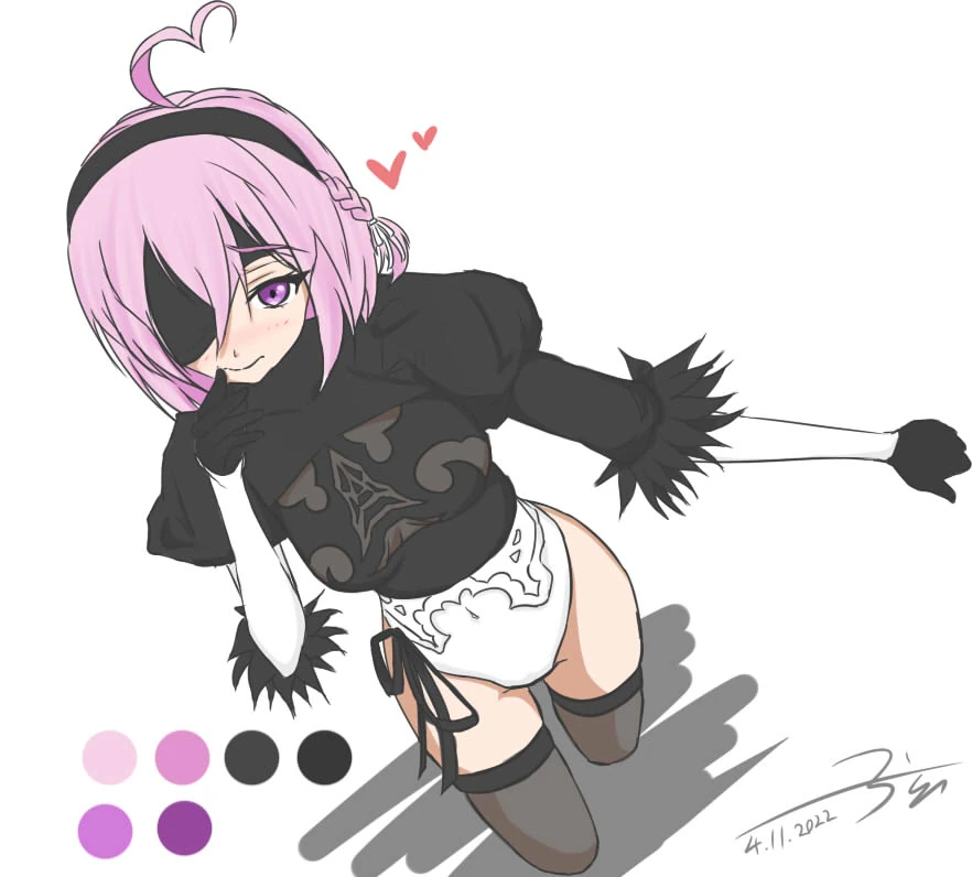 Yume 2B by @Ichigen_doujin