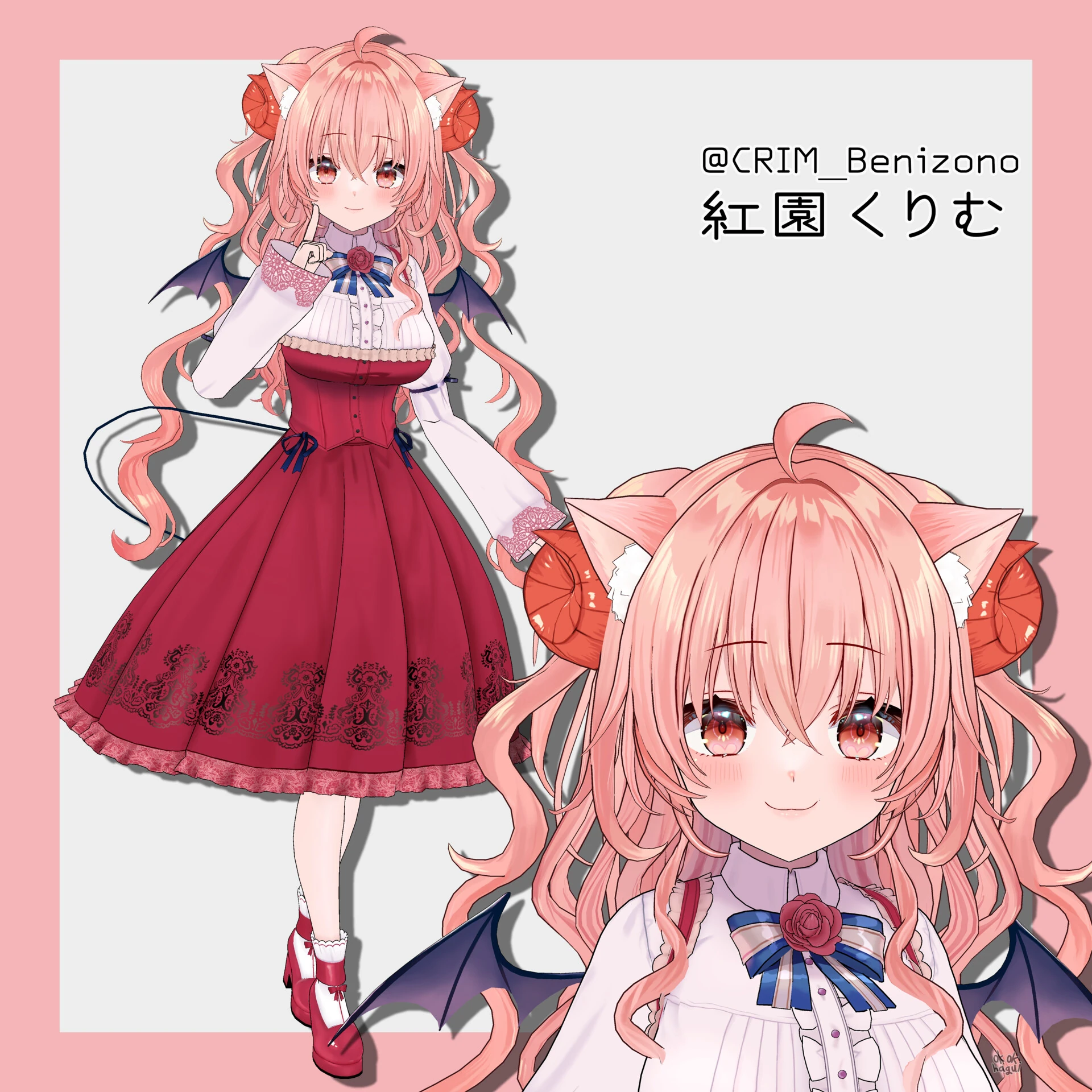 Model 2.0 Illustration<br>by okok haguki