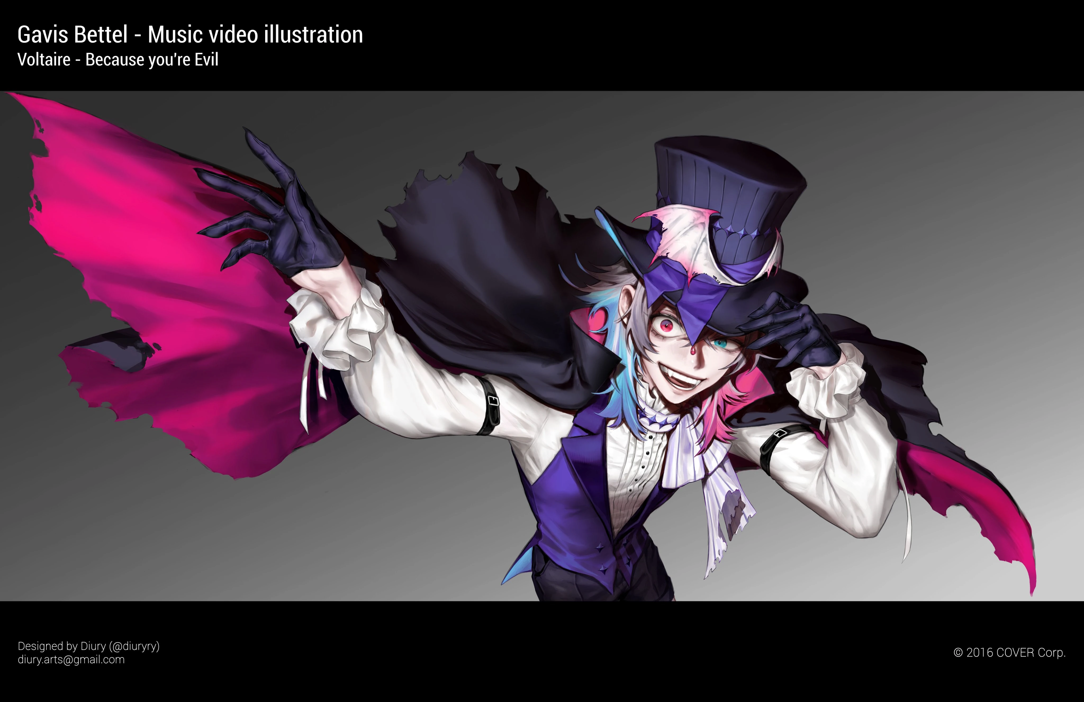 When You're Evil Illustration<br>by Diury