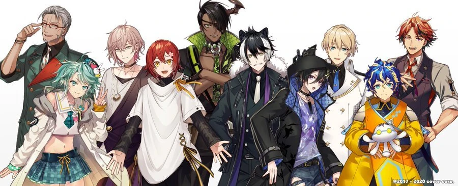 HOLOSTARS 1st Anniversary Bust-Up Illustration<br>by Nitaka