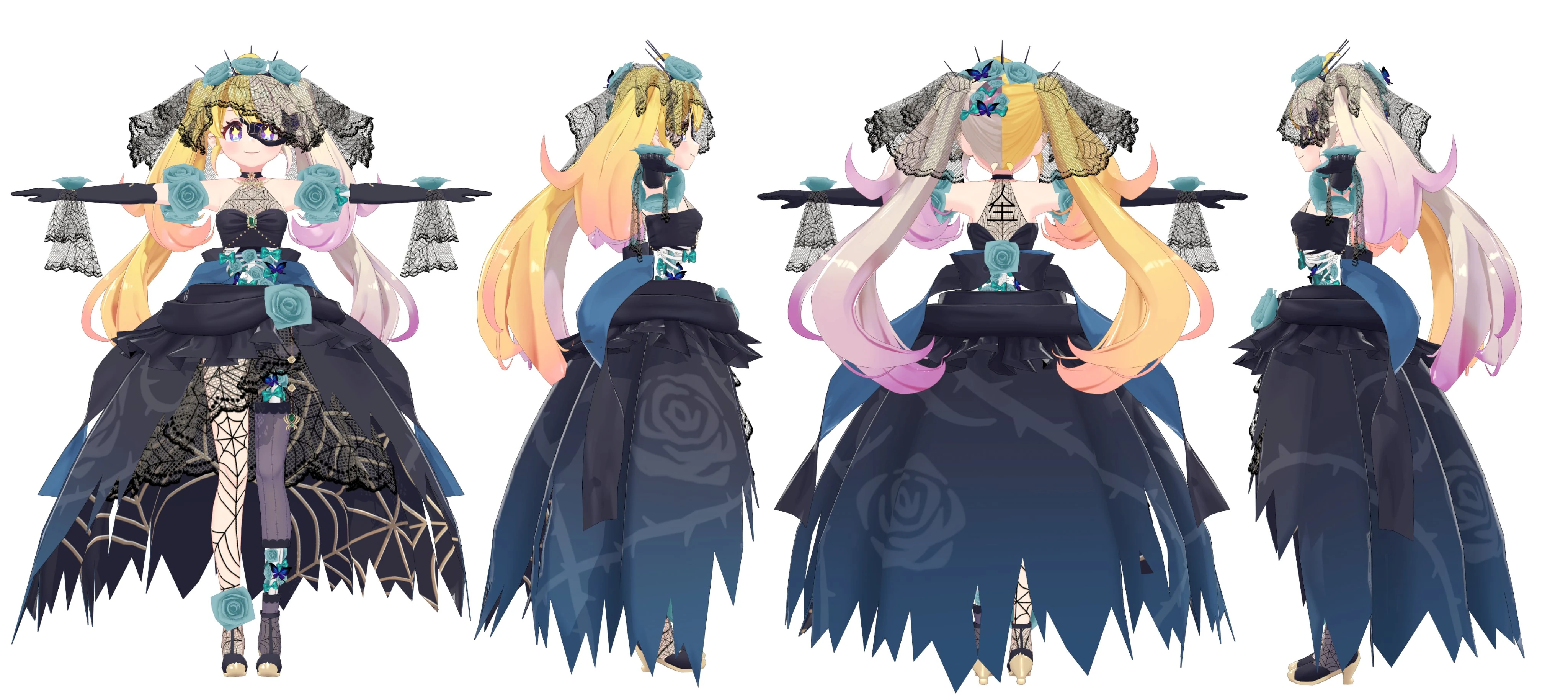 Bride of Death 2022 Halloween Costume Reference Sheet