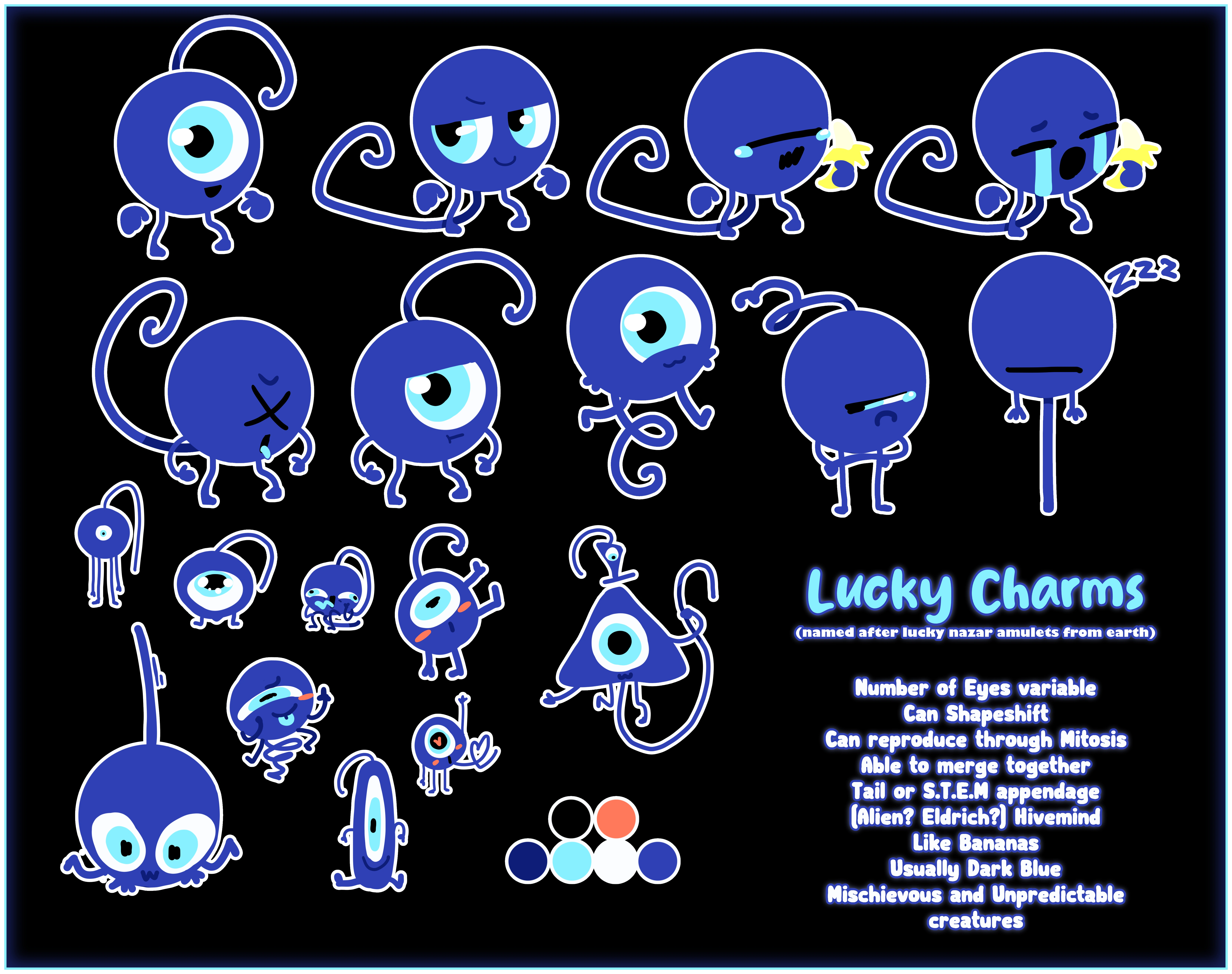 Lucky Charm mascot sheet