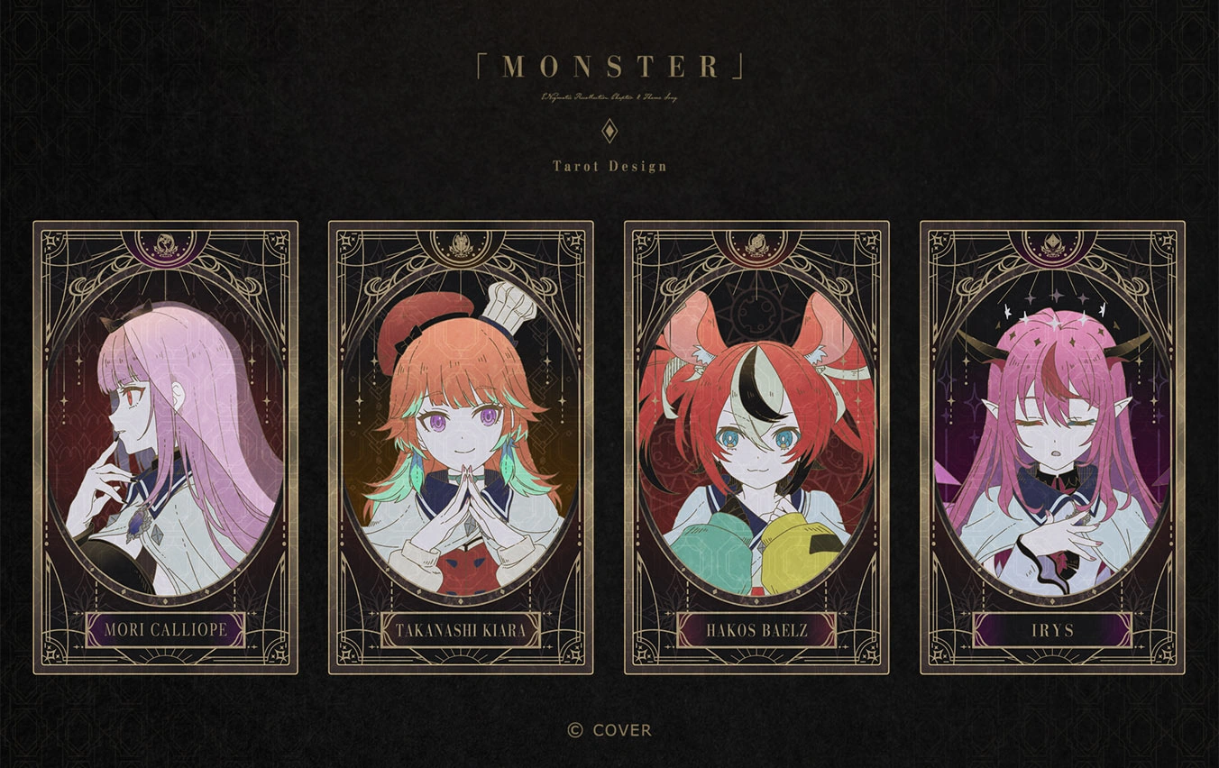 MONSTER Tarot Card Designs<br>by mokoppe