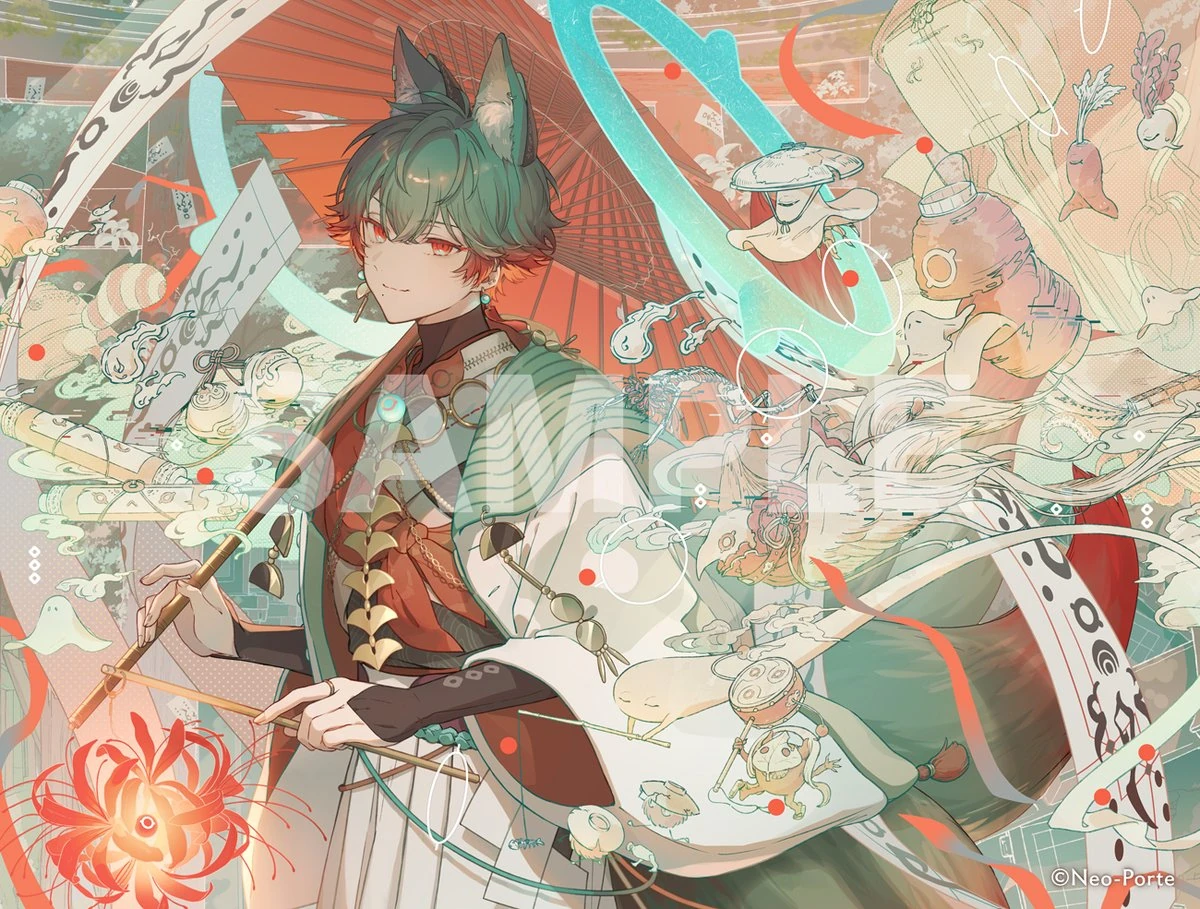 2024 Birthday Acrylic Stand, Can Badge, Tapestry, and Postcard<br>by [https://x.com/mikkun_04/status/1825485031571337339 mikkun]
