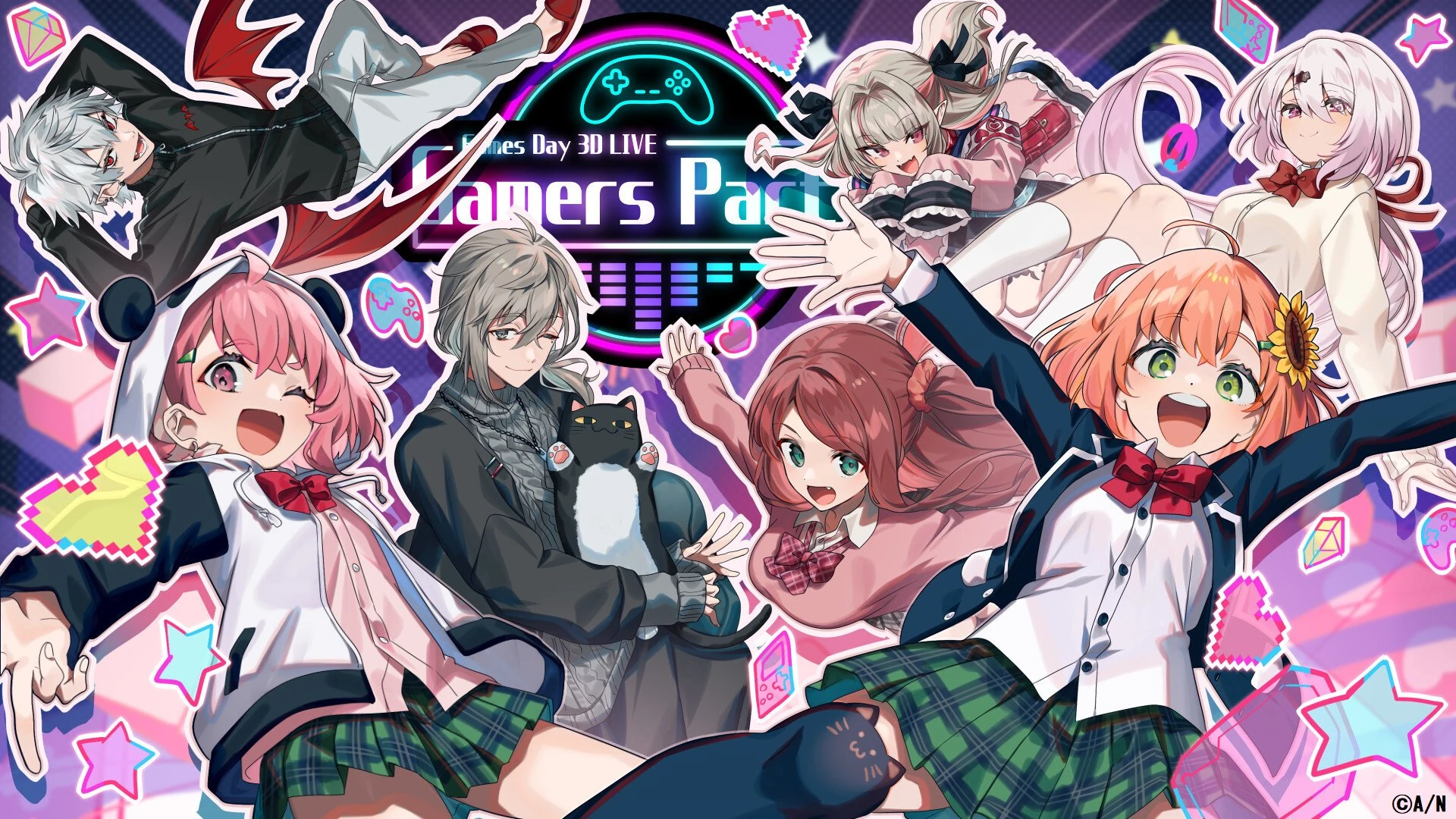 2022 Games Day 3D Live Gamers Party with NIJISANJI Ex-Gamers
