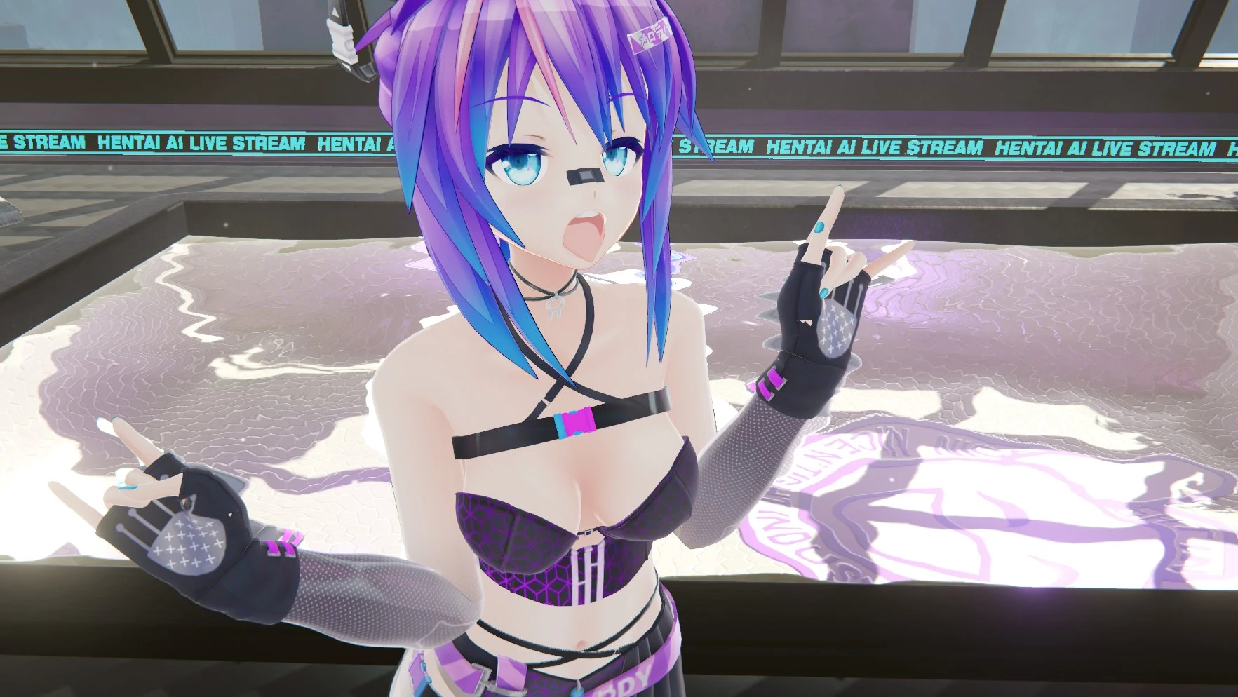 Melody's Ahegao face