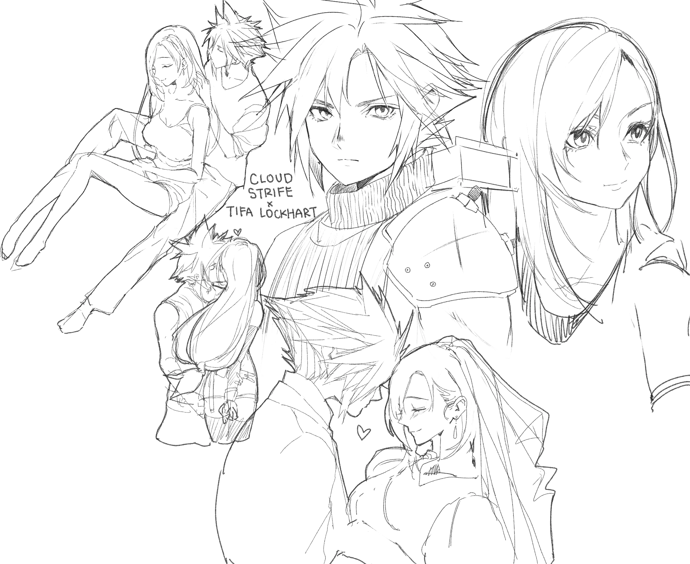 Cloud x Tifa