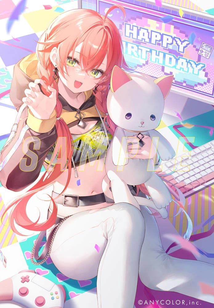 2023 Birthday Goods & Voice Illustration by Asagi Tōsaka