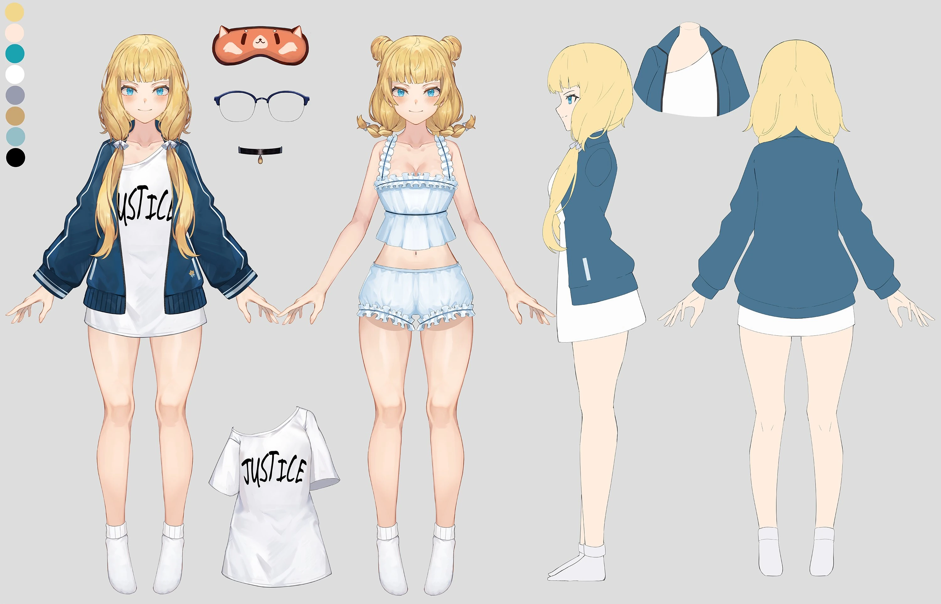 Second outfit reference sheet<br>by Kuroshiro Kanae