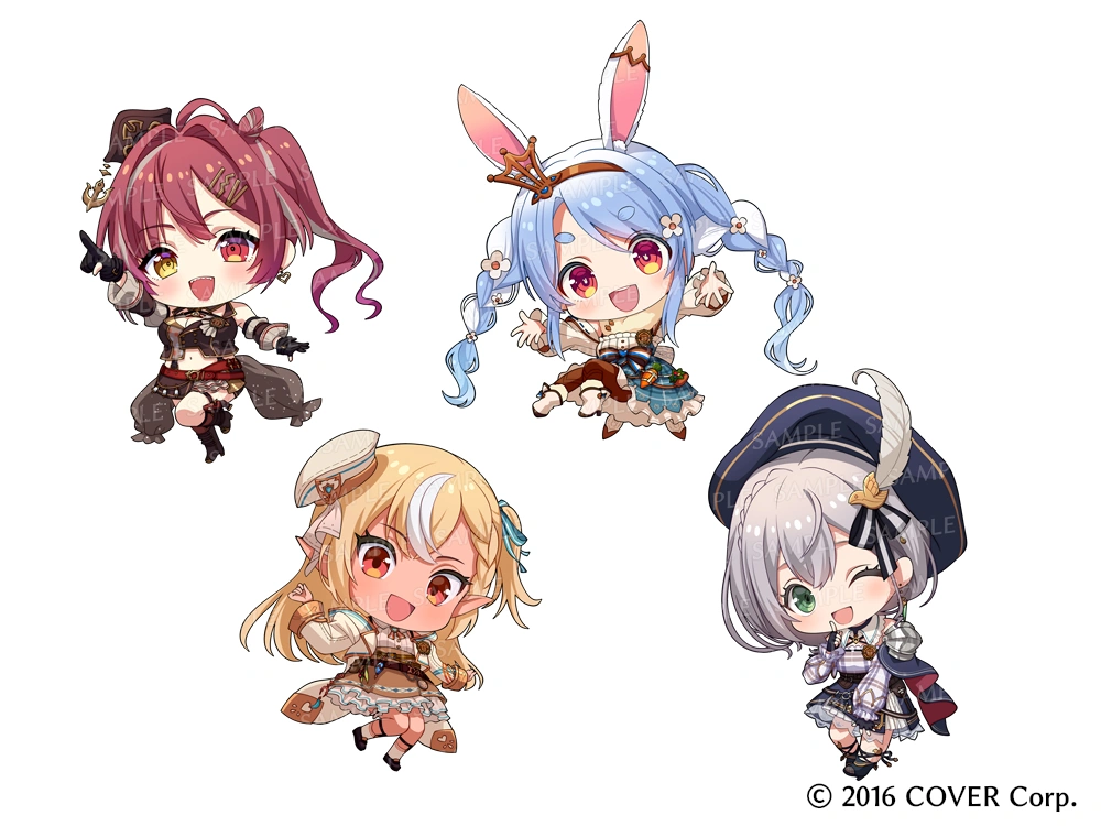 From Animate HOLOLIVE FANTASY Collaboration Illustration<br>by Unabara Kairo