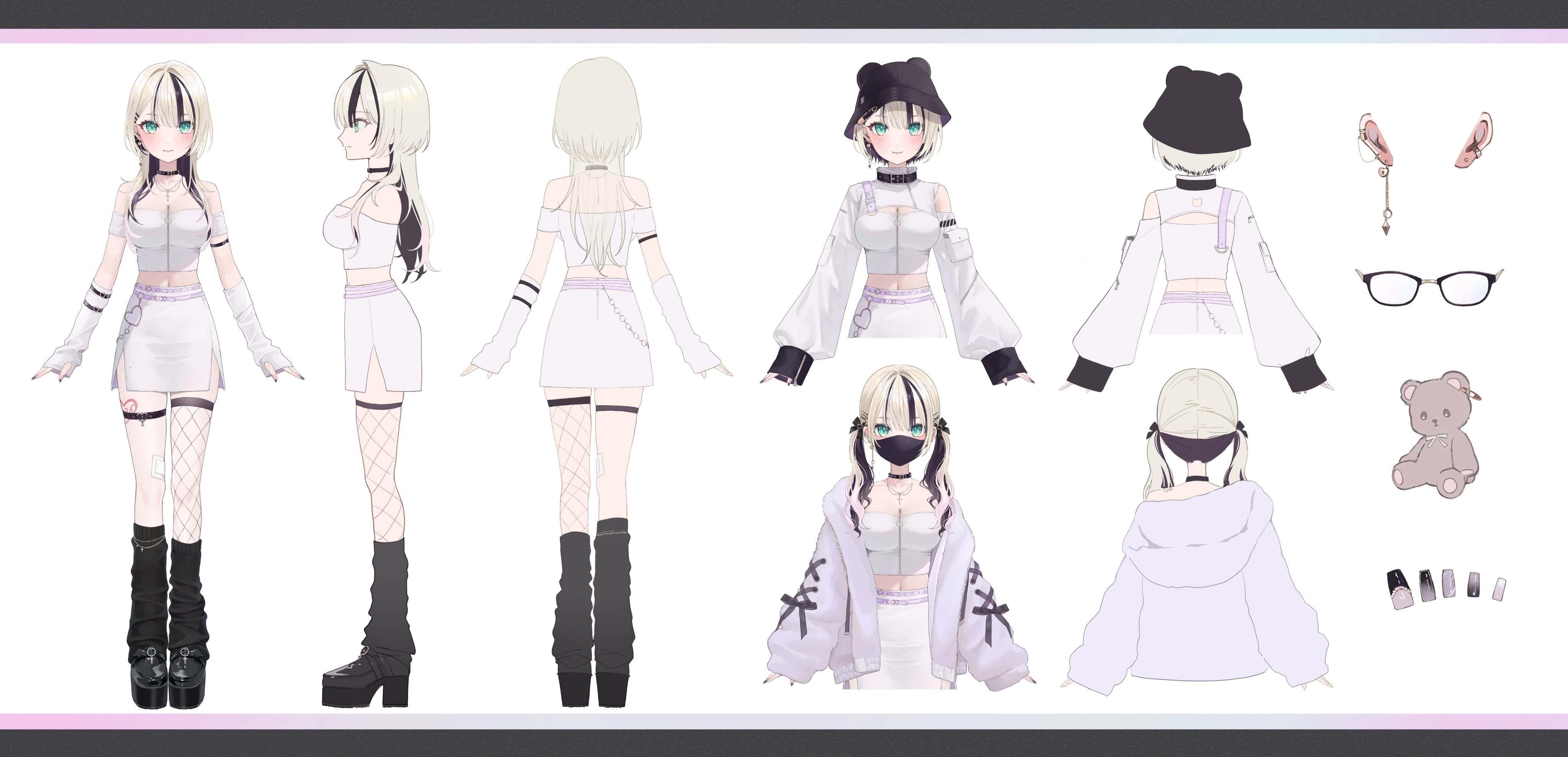 7th Costume Reference Sheet