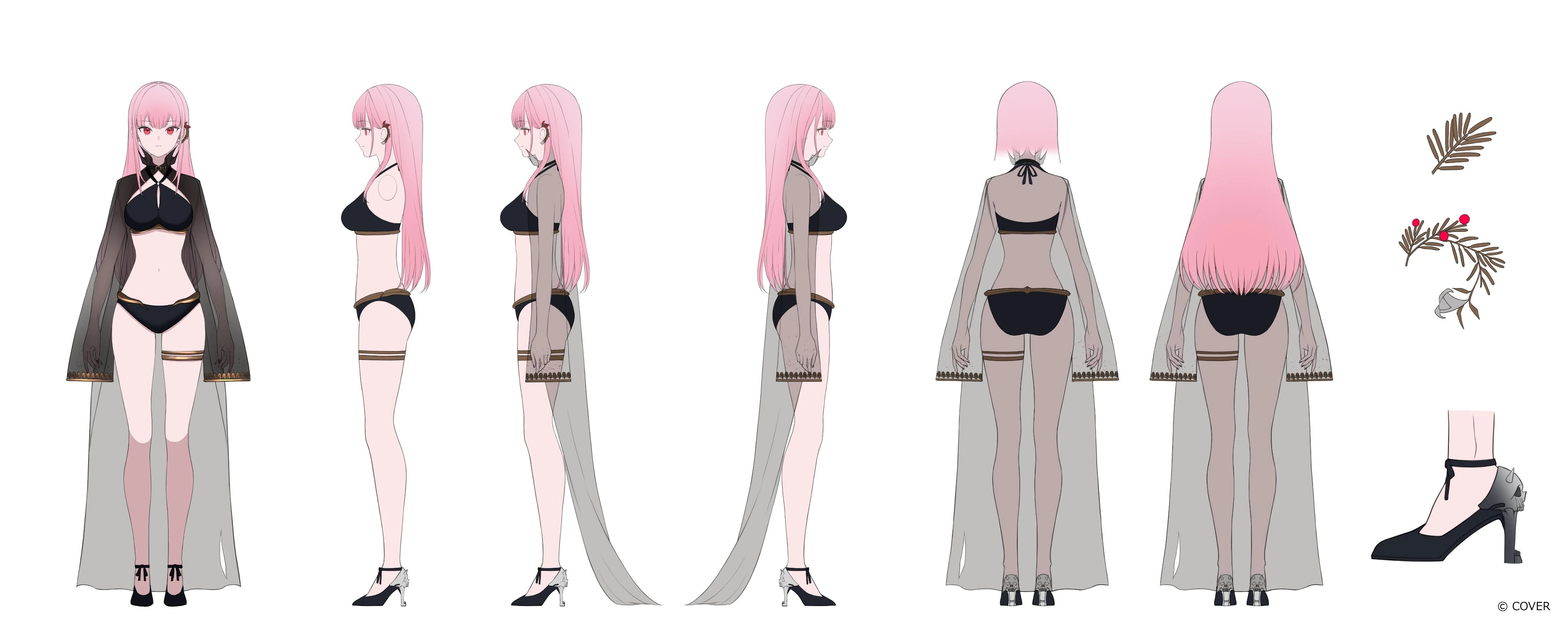 holonatsu Paradise Costume Reference Sheet