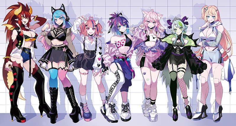 Hololive Members Height - Cuerno Wallpaper