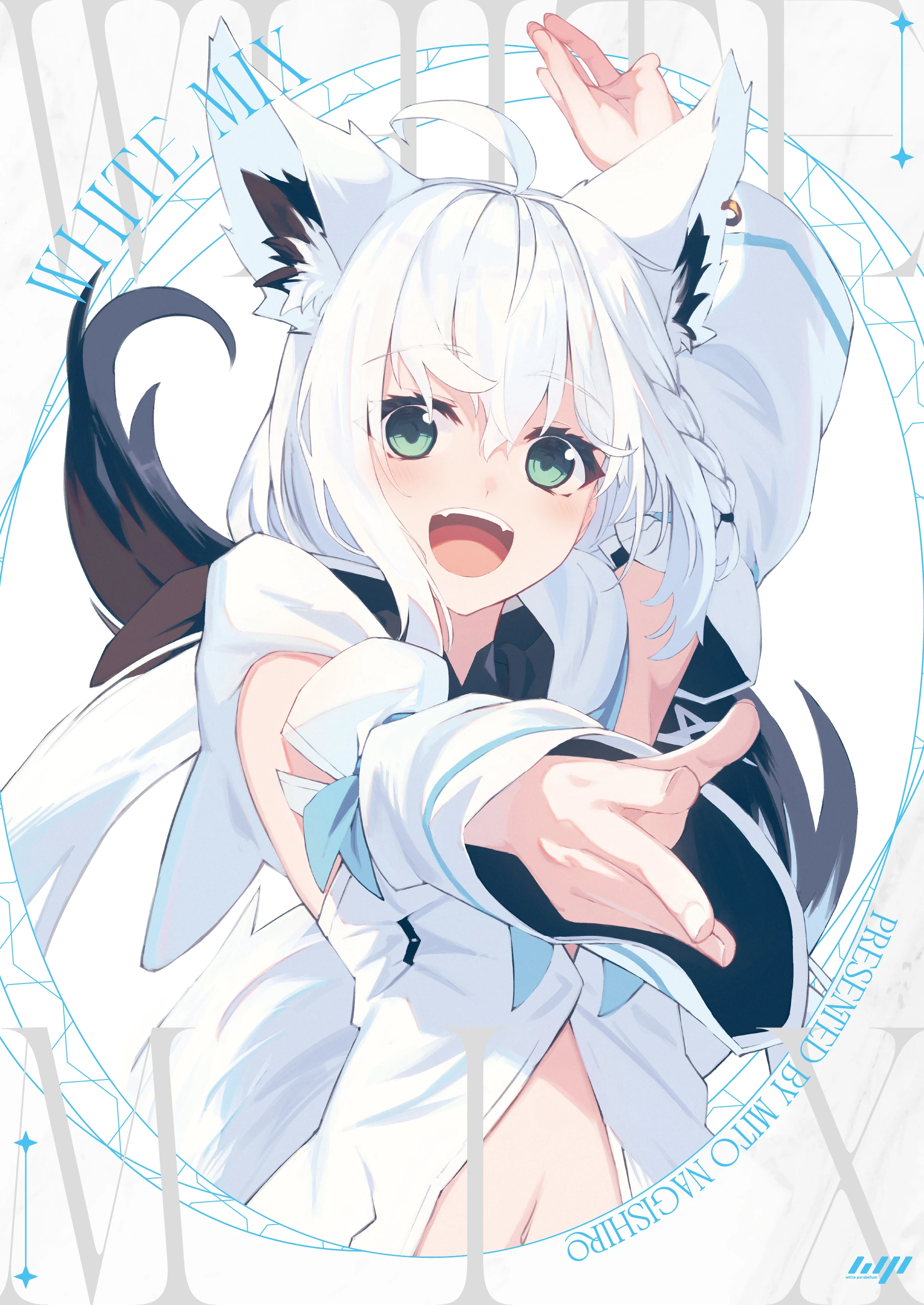 white mix Fanbook Cover Illustration by Nagishiro Mito