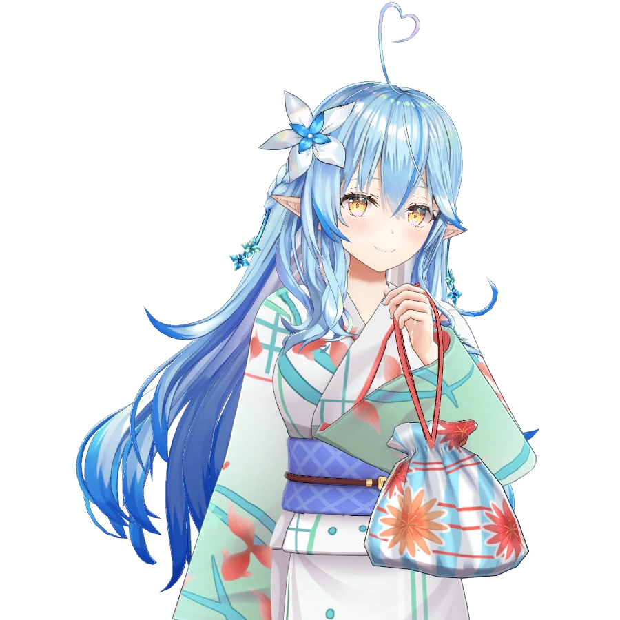 hololive Summer 2022 3D Yukata<br>Fish Pattern