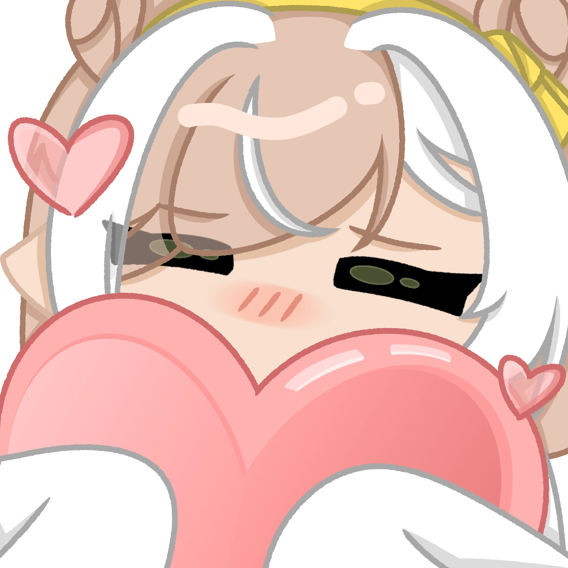 Bláth with a heart - discord sticker