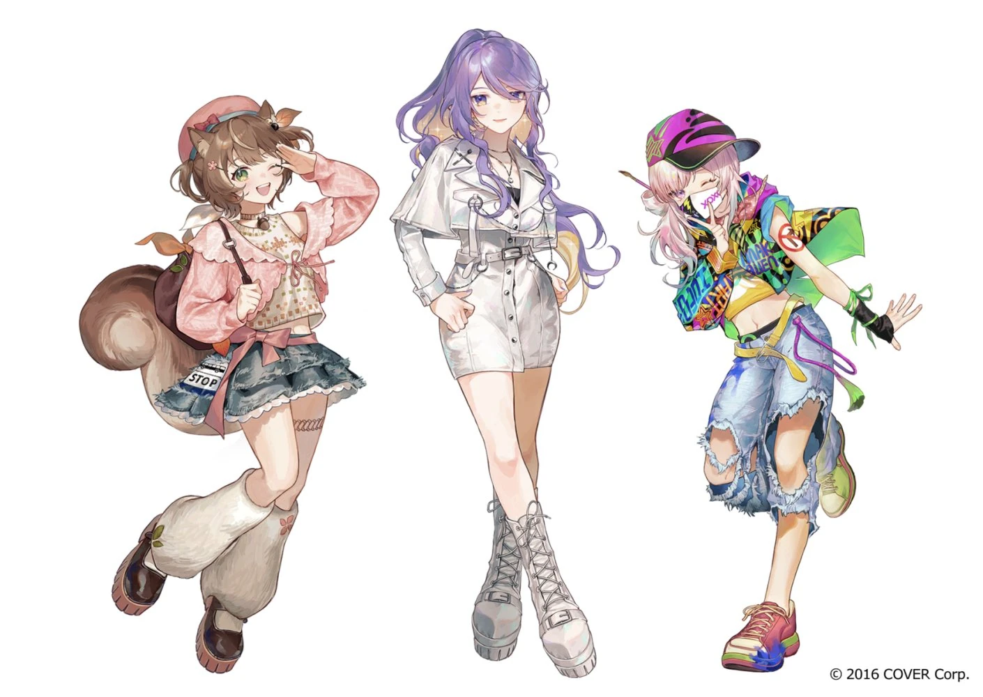hololive Indonesia 4th Anniversary re4ge Key Visual<br>by mint-tan