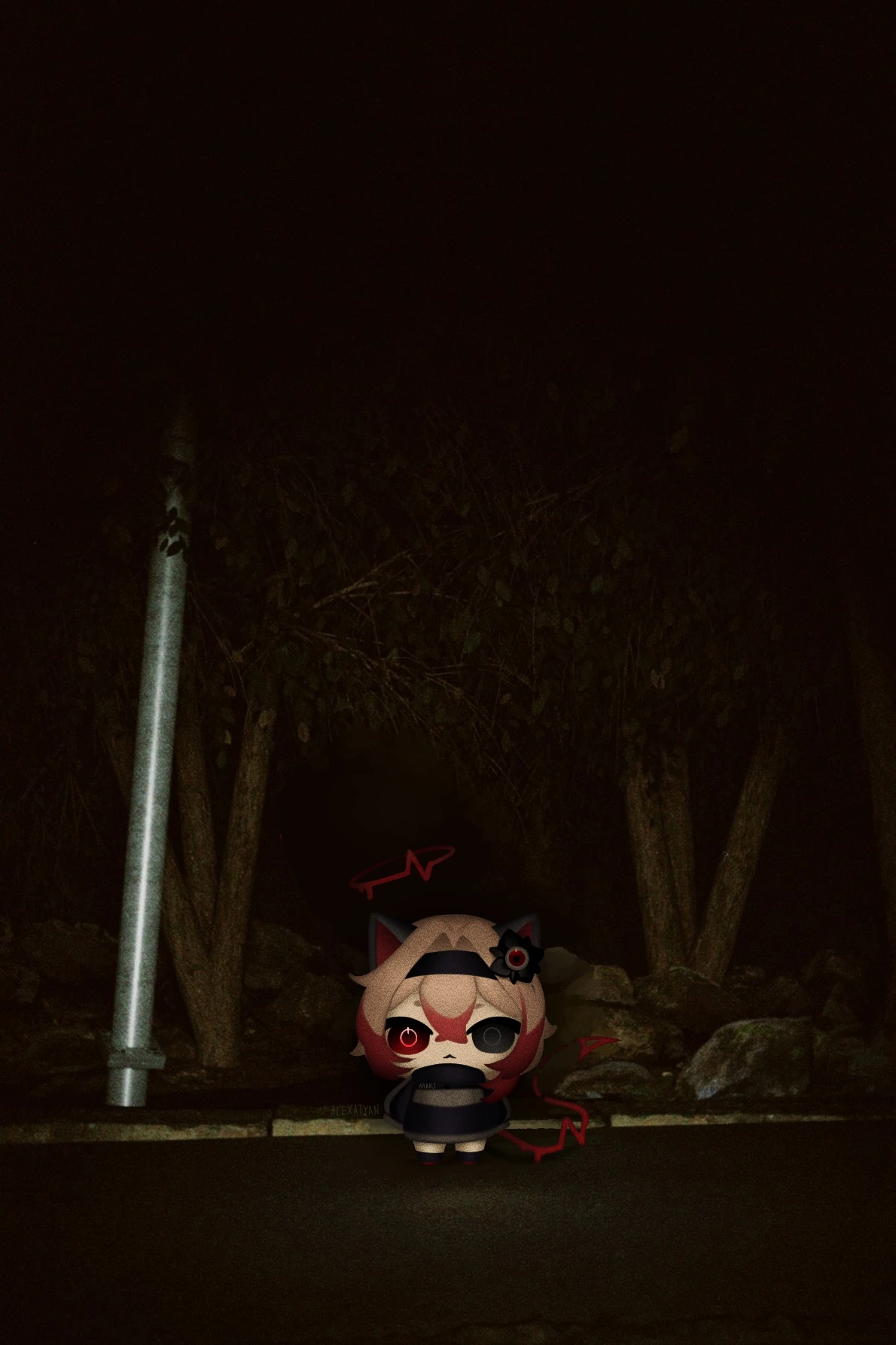 Maki in the forest