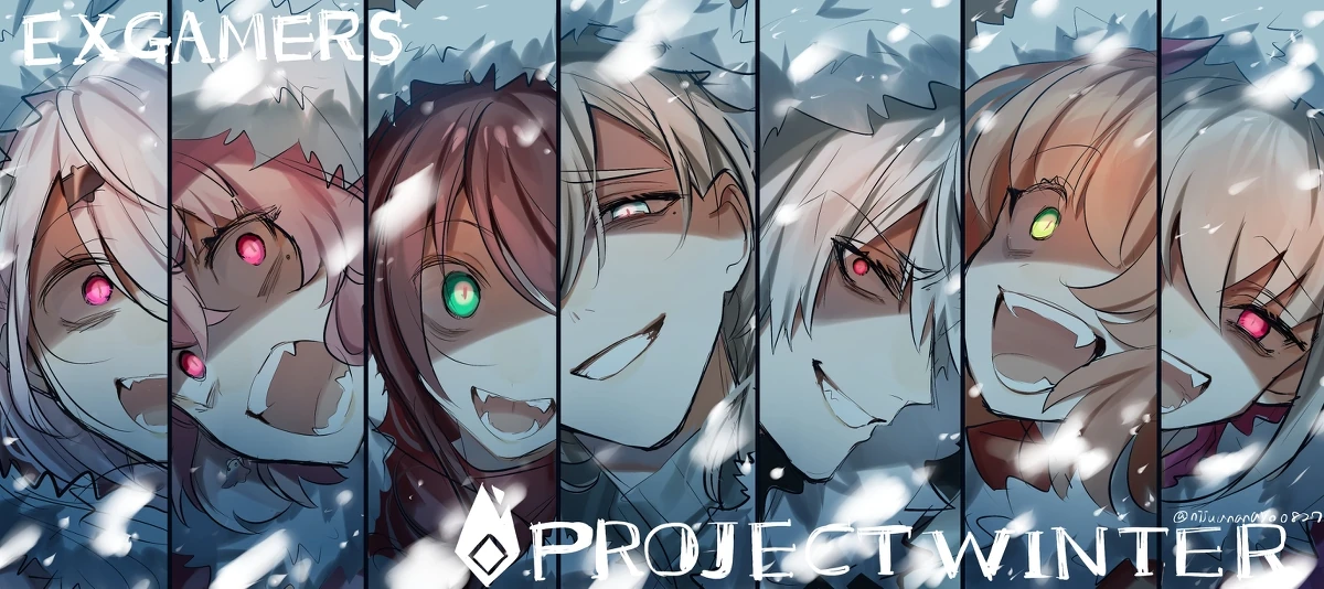 NIJISANJI EX-Gamers Project Winter Illustration<br>by Ninahachi
