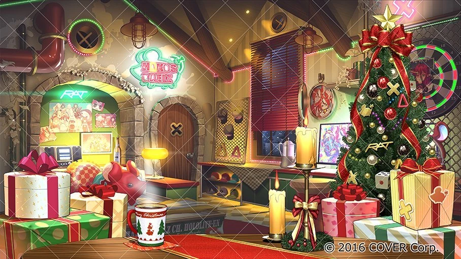 Christmas Room Background<br>by Hikosan