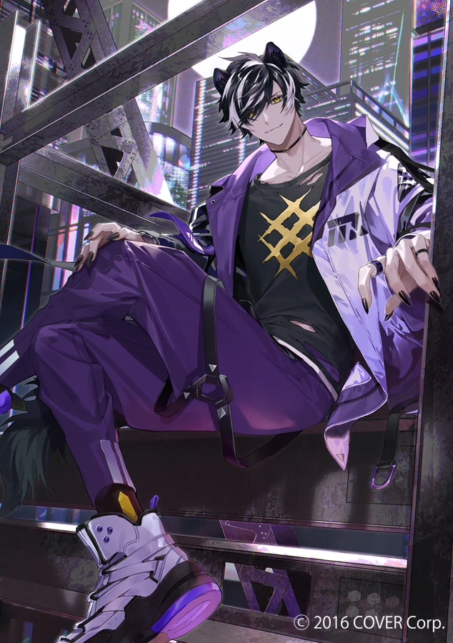 4th Anniversary Night City Glitter Acrylic Panel<br>by KiKi