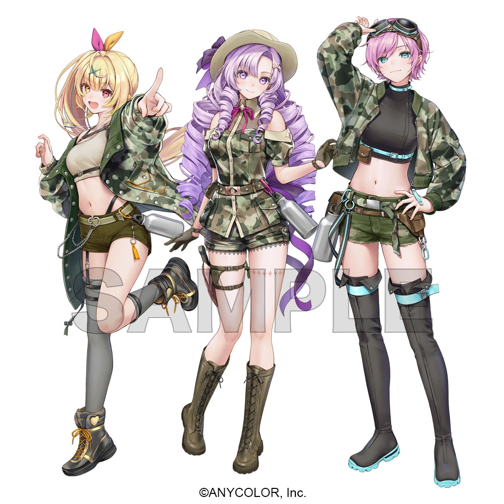 Nijisanji's "Survival" Scratches Goods Illustration<br>by ne-on
