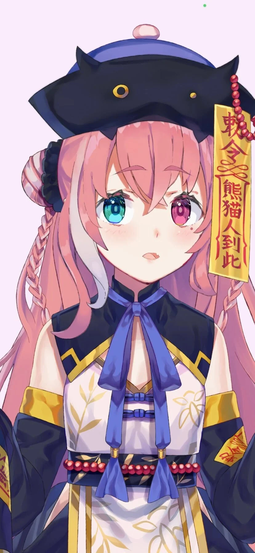 Jiangshi Outfit Alt Hairstyle