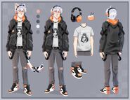 YokuRin's reference sheet (by d4ydreamfever)
