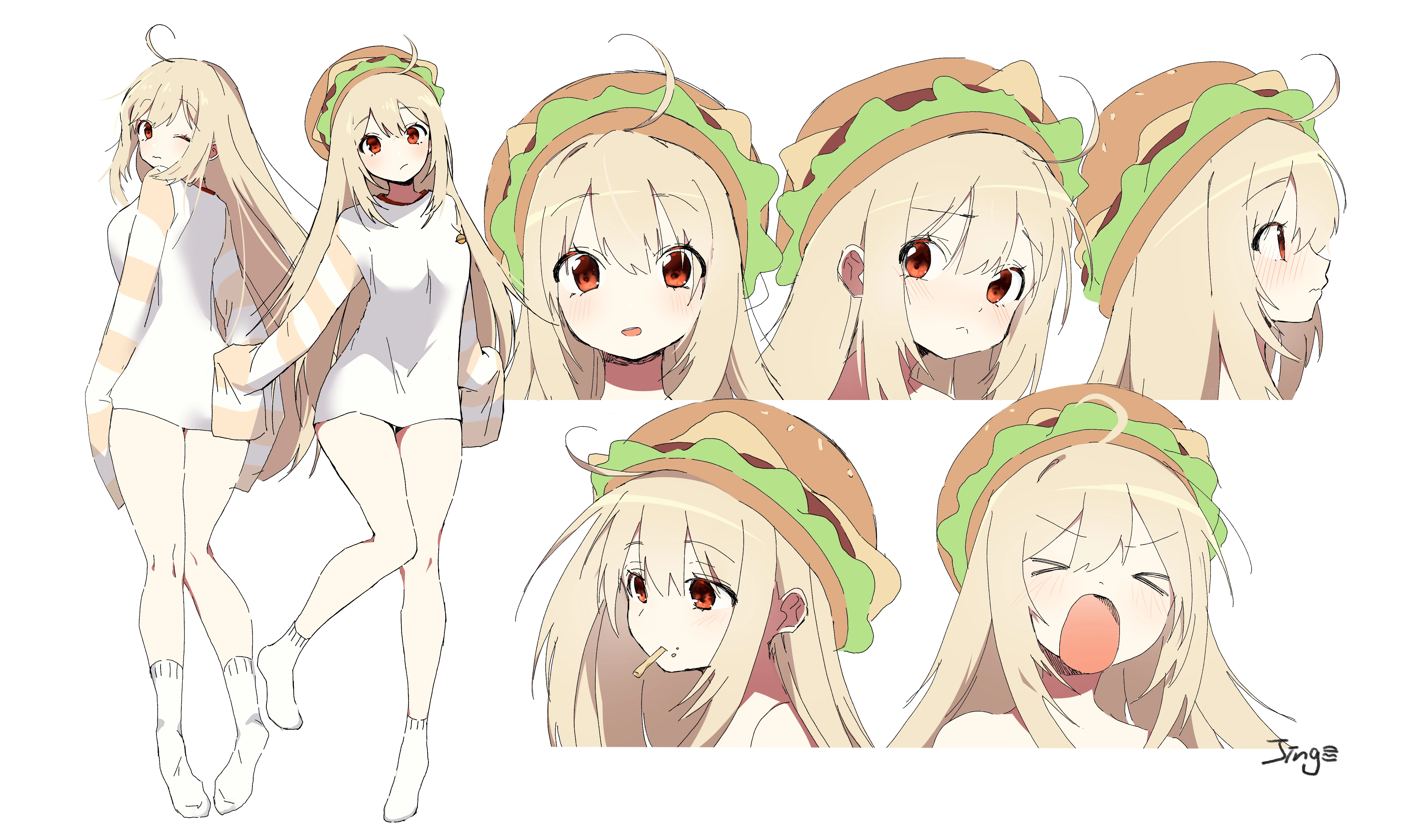 Concept art drawn by herself