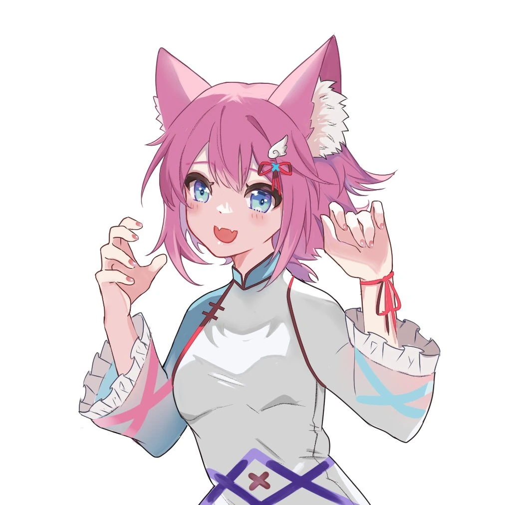 Cotton Cat (by @FoxxSleeping) (Twitter)