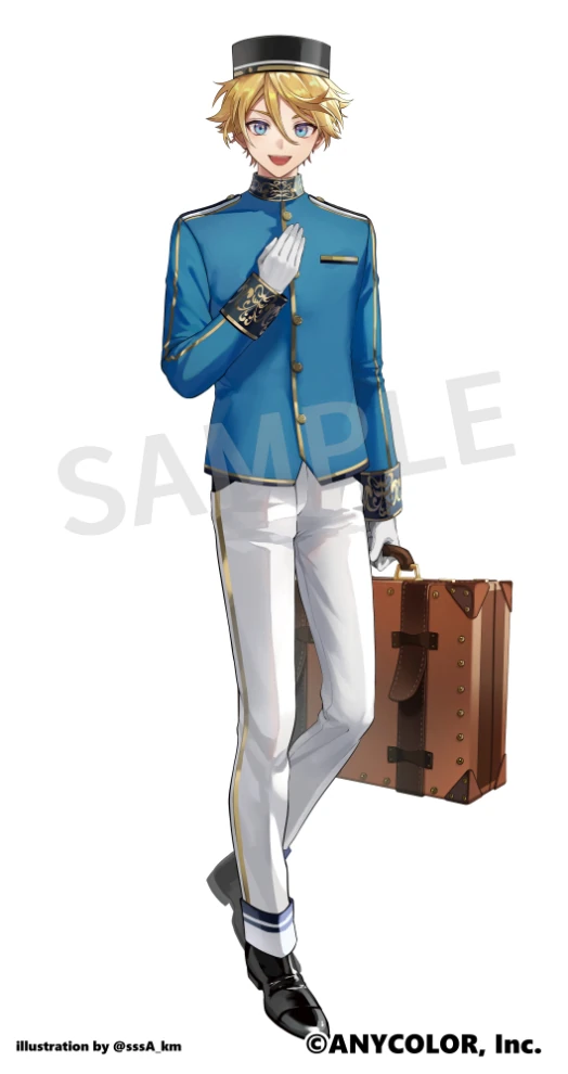 HOTEL NIJISANJI EN Illustration by Komichi Sako