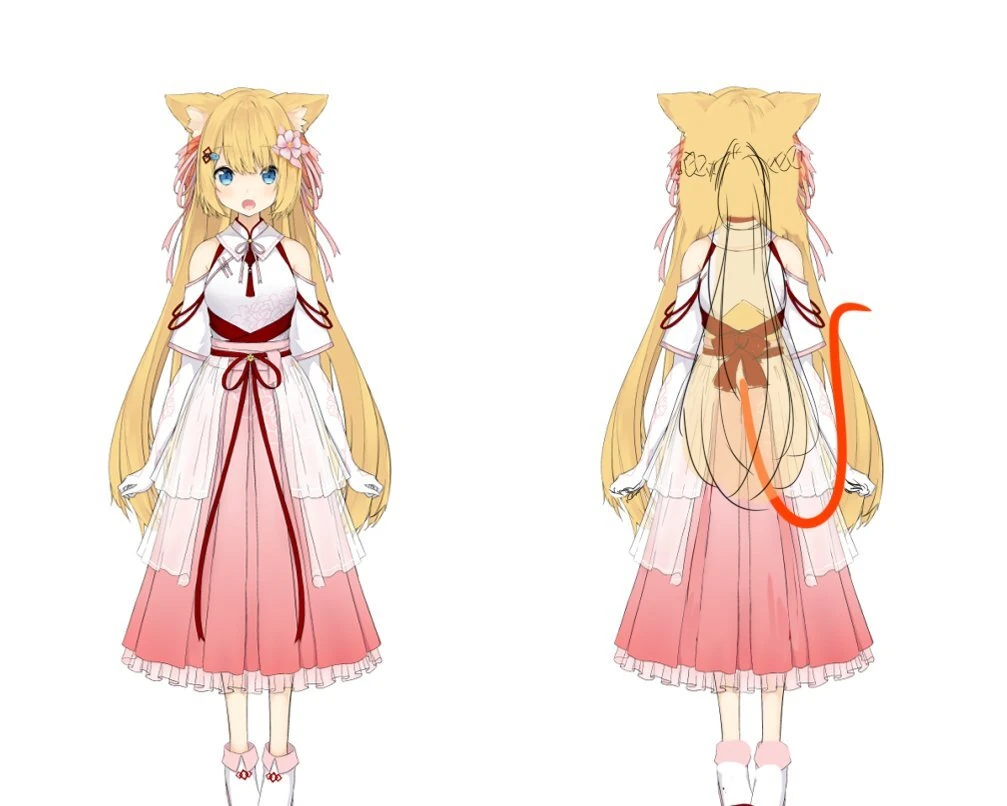 Chinese Style Outfit Reference Sheet