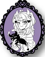 Portrait of Ironmouse with Bubi Pin by CalMoray