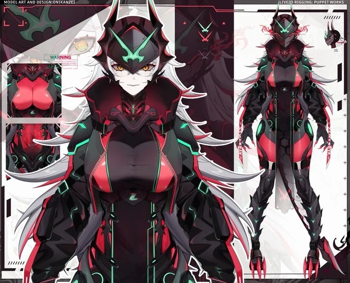 Zentreya Cyber Dragon Concept Art by Maki